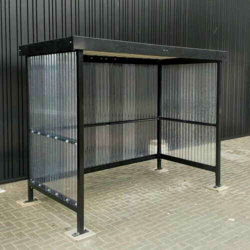 Rookhok - rookabri Perdok 31 RAL 9005 diepzwart